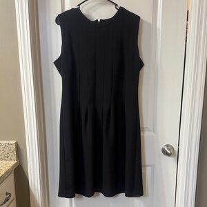Metaphor Classic Black Sleeveless Mini Dress